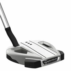 TaylorMade Spider Ex #9 Flow Neck Platinum White -Golf Clubs Shop TM21PTR TA334 Spider EX Platinum White No9 3Q v1