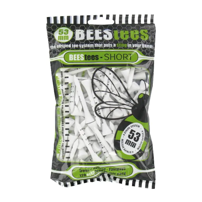 Golfers Club BEEStees - 53mm - Pack Of 120 1 Golfers Club BEEStees - 53mm - Pack Of 120
