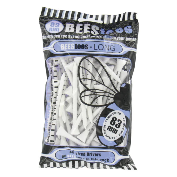 Golfers Club BEEStees - 83mm - Pack Of 80 1 Golfers Club BEEStees - 83mm - Pack Of 80