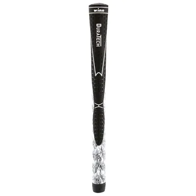 Winn Grips Winn DuraTech Golf Grips - Black/White 1 Winn Grips Winn DuraTech Golf Grips - Black/White