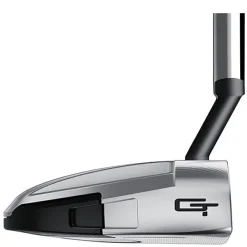 TaylorMade Golf Taylormade Spider GT Rollback Silver/Black Small Slant Putter -Golf Clubs Shop spider gt rollback short slant putter toe view