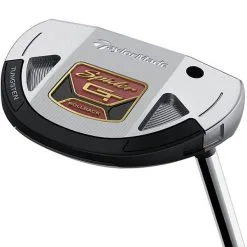 TaylorMade Golf Taylormade Spider GT Rollback Silver Small Slant Putter 9 TaylorMade Golf Taylormade Spider GT Rollback Silver Small Slant Putter -Golf Clubs Shop spider gt rollback silver short slant putter sole view