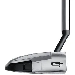TaylorMade Golf Taylormade Spider GT Rollback Silver Small Slant Putter 10 TaylorMade Golf Taylormade Spider GT Rollback Silver Small Slant Putter -Golf Clubs Shop spider gt rollback silver short slant putter toe view