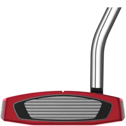 TaylorMade Golf Taylormade Spider GT Red Single Bend Putter -Golf Clubs Shop spider gt single bend 7 red putter face view