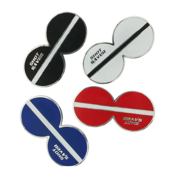 PURE2IMPROVE Custom X Shot Saver Ball Markers - Black 1 PURE2IMPROVE Custom X Shot Saver Ball Markers - Black