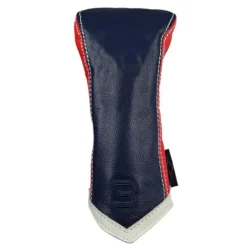 Sun Mountain Golf Sun Mountain Leather Fairway Head Cover - Navy White Red
