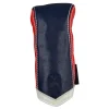 Sun Mountain Golf Sun Mountain Leather Hybrid Head Cover - Navy White Red