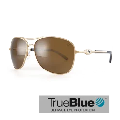 Sundog Eyewear Sundog Freestyle Eyeware - True Blue - Antique Gold / Brown