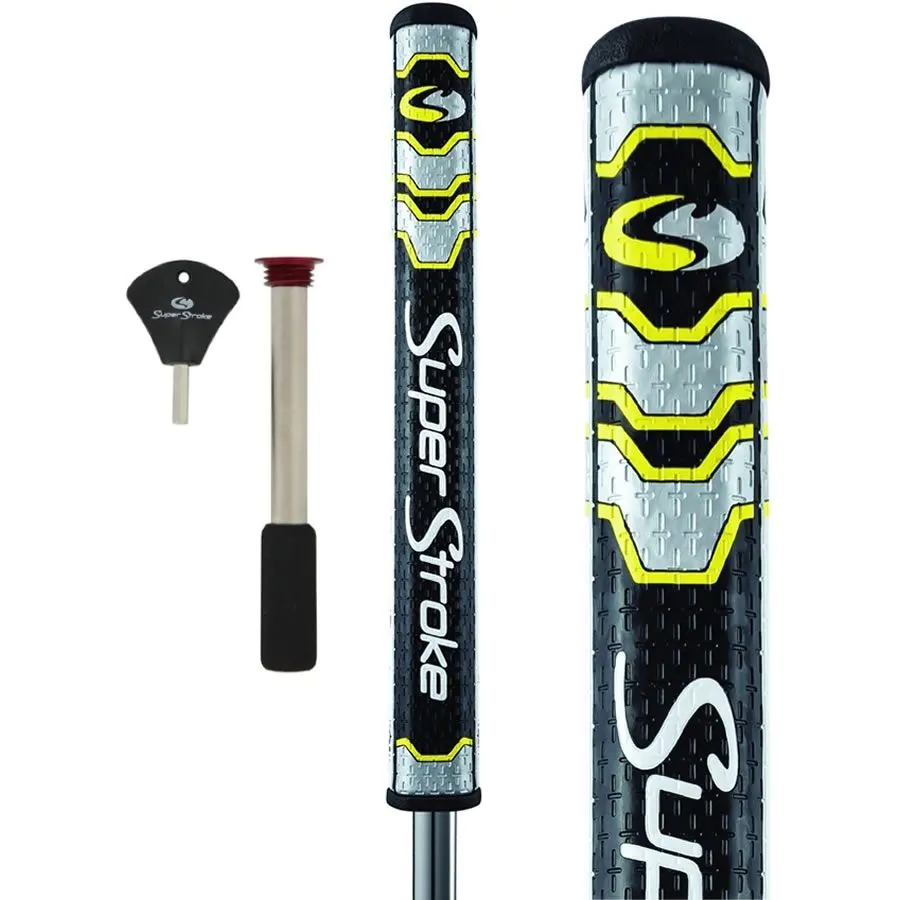 SuperStroke Super Stroke Legacy 2.0 CounterCore Putter Grip - Midnight Yellow 1 SuperStroke Super Stroke Legacy 2.0 CounterCore Putter Grip - Midnight Yellow
