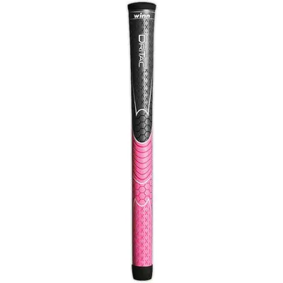 Winn Grips Winn Dri-Tac Ladies Golf Grips - Grey/Pink 1 Winn Grips Winn Dri-Tac Ladies Golf Grips - Grey/Pink