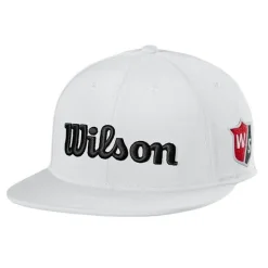 Wilson Golf Wilson Staff Tour Flat Brim Cap - White