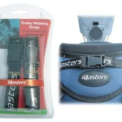 Pack Of 2 Golf Trolley Webbing Straps